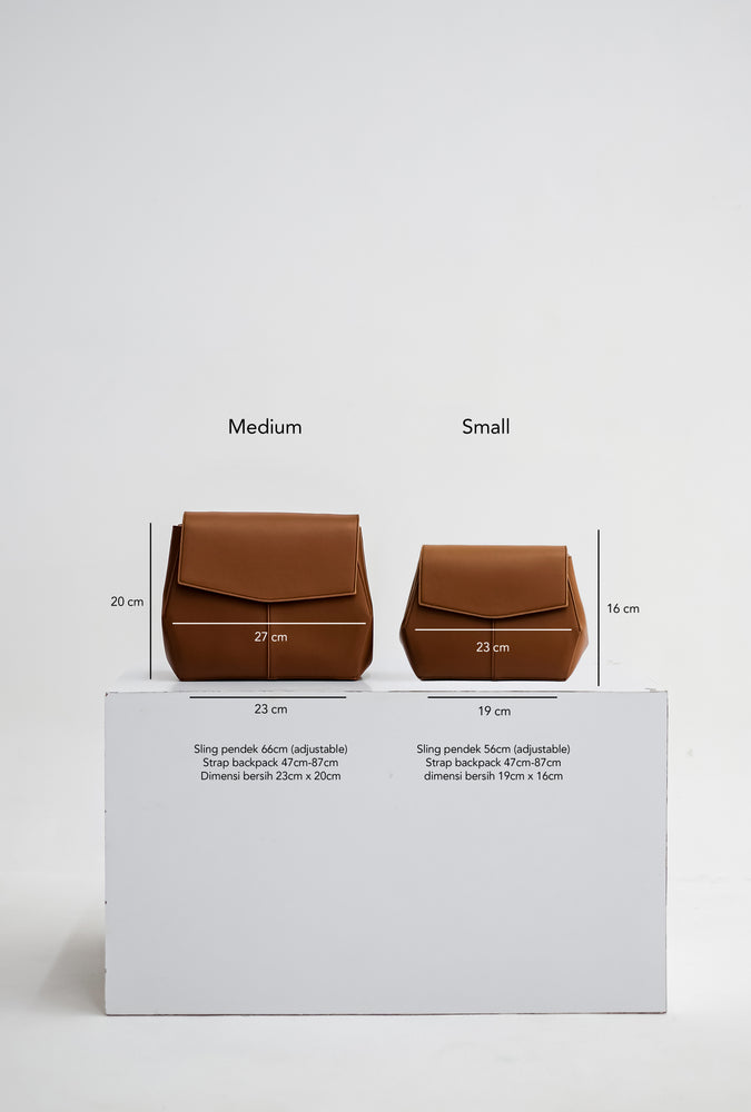 Medium Liora Backpack in Hazel-Brown