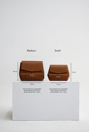 Medium Liora Backpack in Hazel-Brown