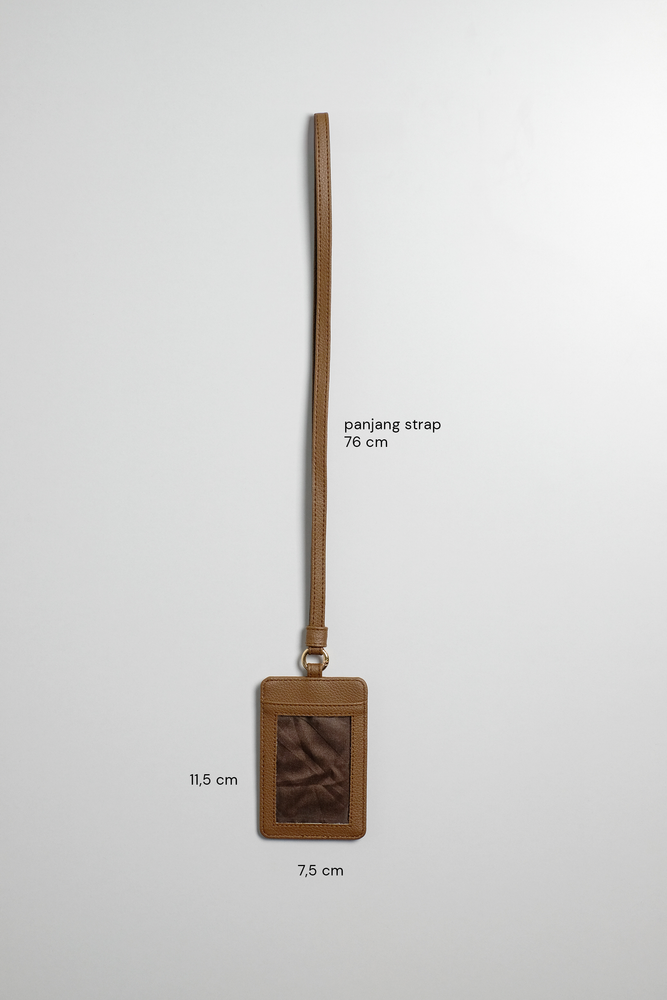 Libby Lanyard in Copper Brown
