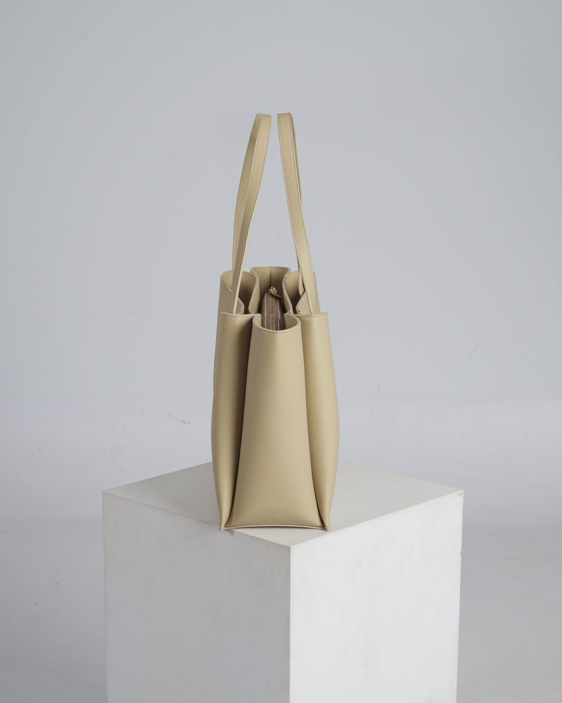 Margo Everyday Tote in Buttercream