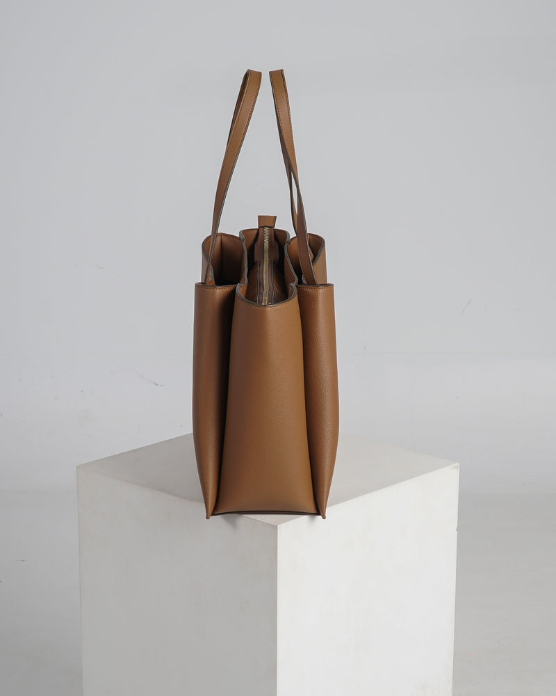 Margo Everyday Tote in Copper Brown