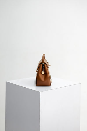 Mini Liora Backpack in Hazel-Brown