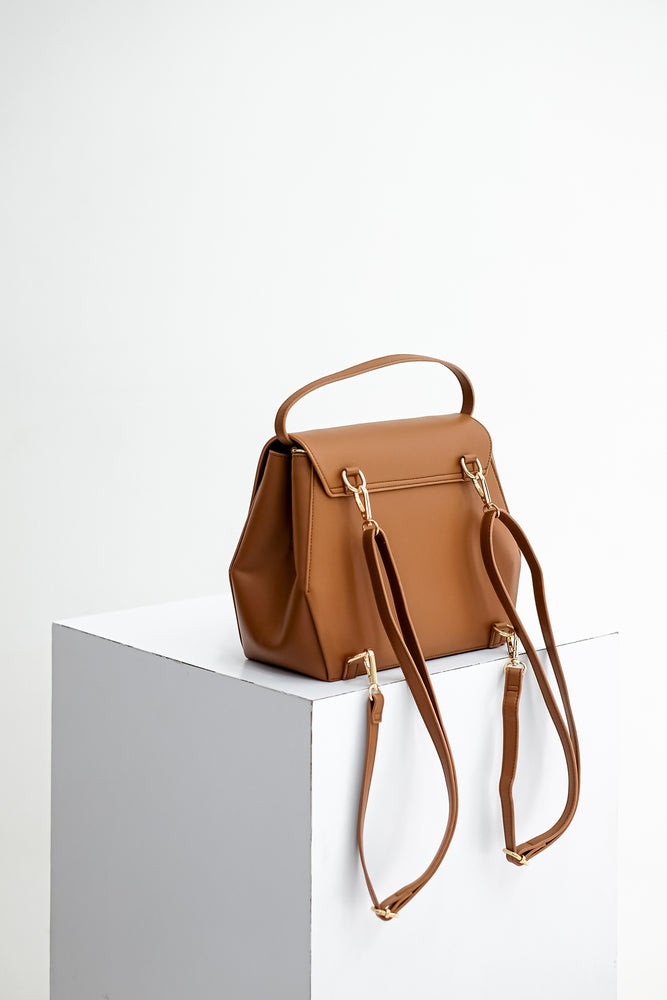 Medium Liora Backpack in Hazel-Brown