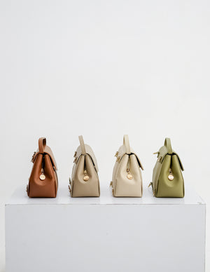 Mini Liora Backpack in Hazel-Brown