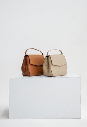 Medium Liora Backpack in Taupe