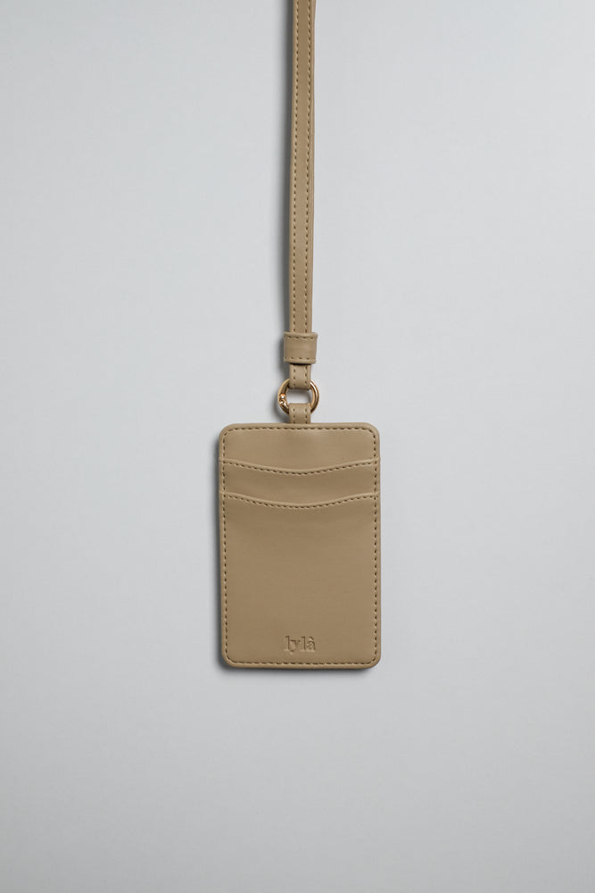 Libby Lanyard in Taupe