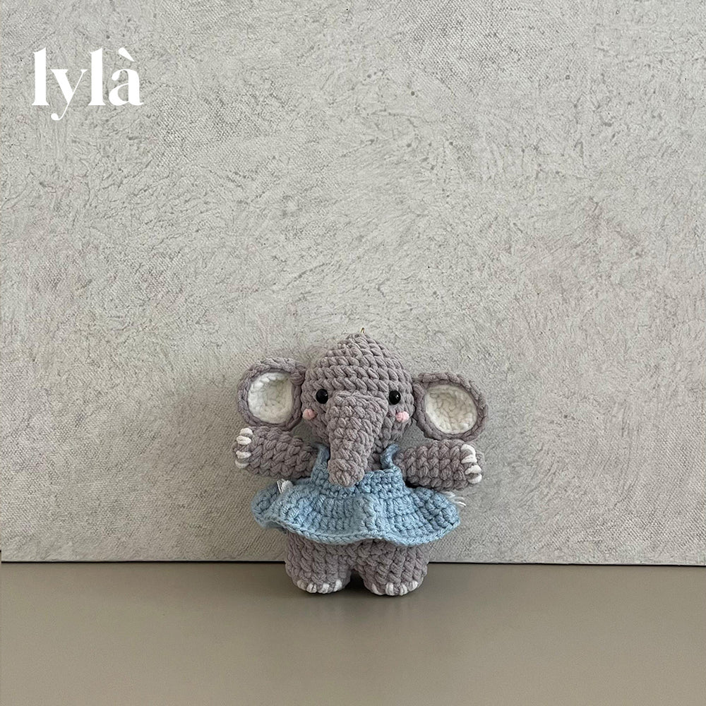 Elephant Bag Charm - Elly Small