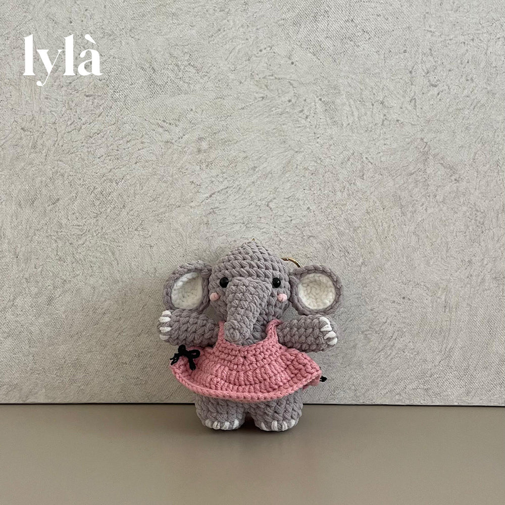 Elephant Bag Charm - Elly Small