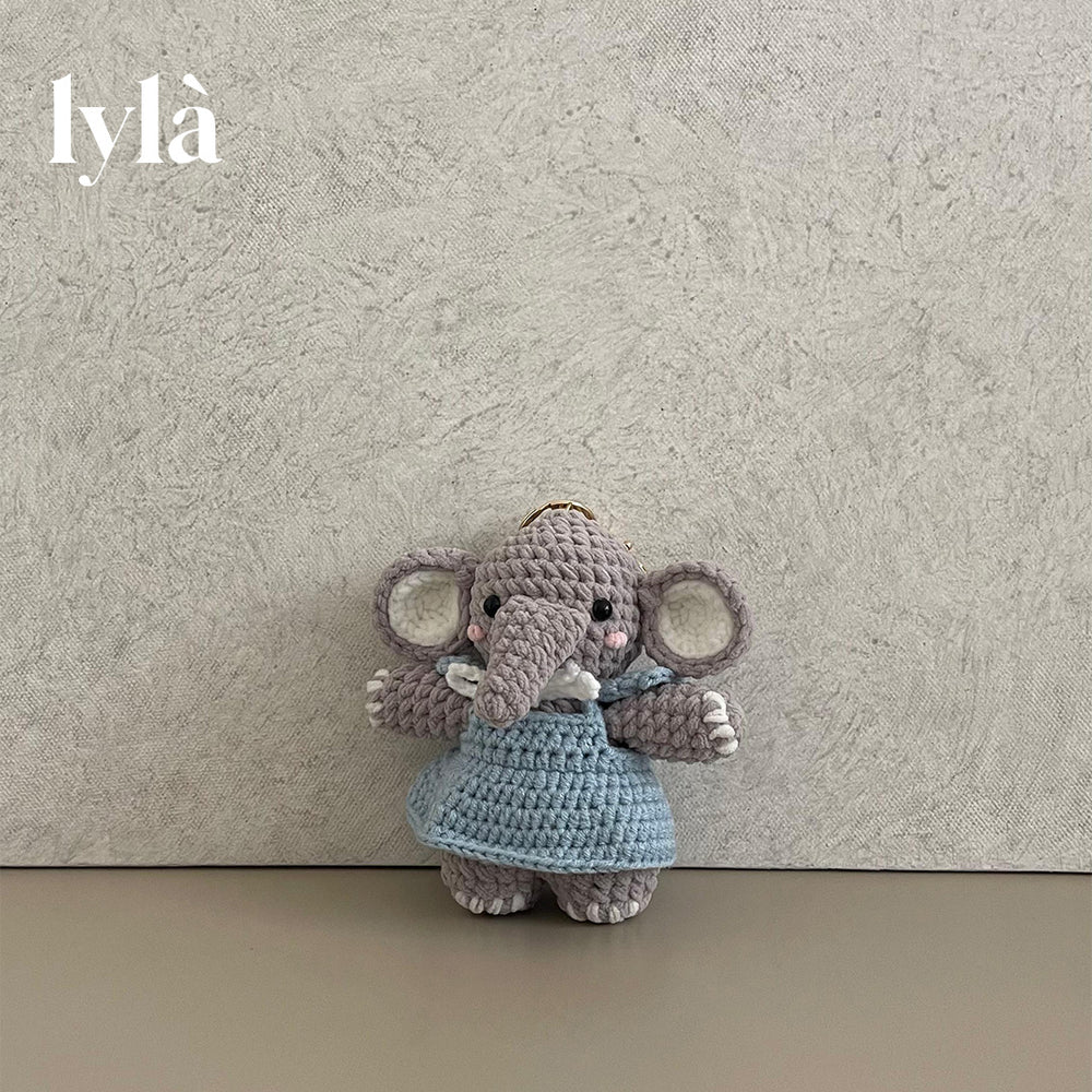 Elephant Bag Charm - Elly Small