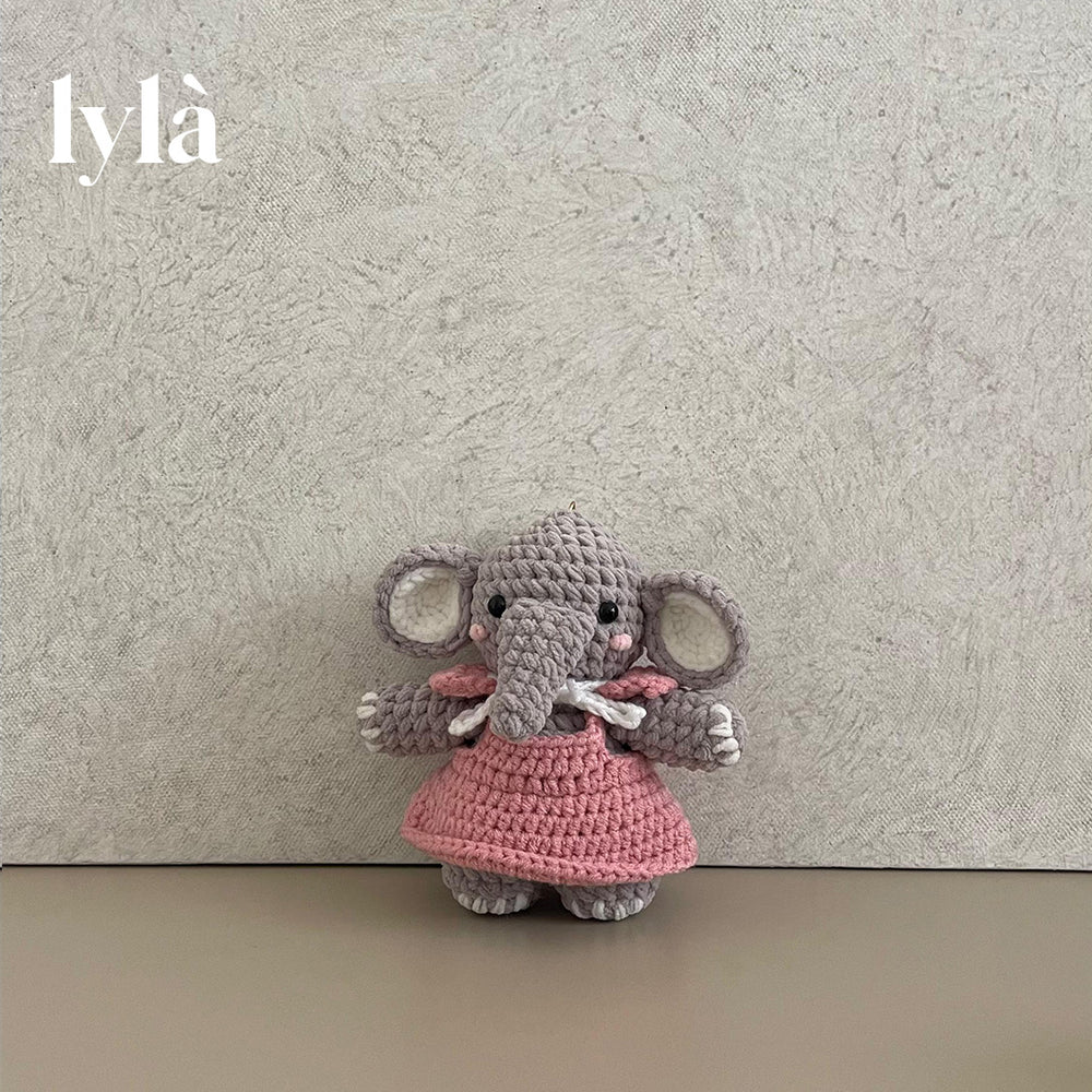 Elephant Bag Charm - Elly Small