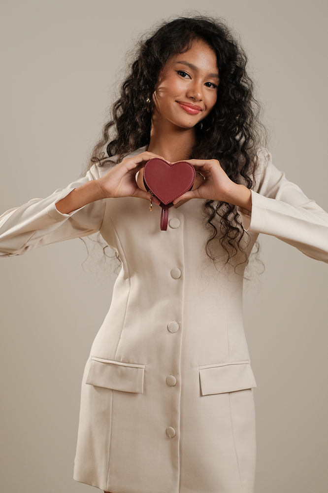 Esme Wristlet in Ruby Red