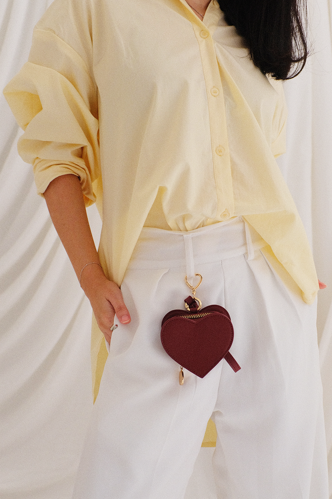 Esme Wristlet in Ruby Red