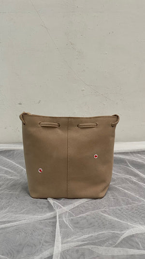 SAMPLE/DEFECT SALE - Taffy Bucket Bag in New Sand