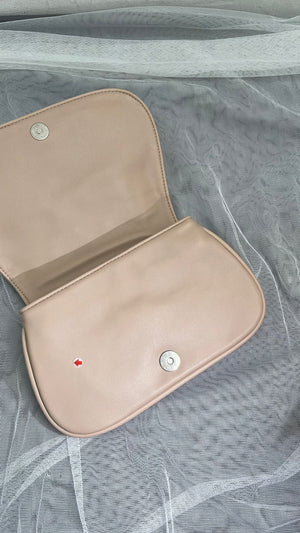 SAMPLE/DEFECT SALE - Edden Mini Bag in Beige