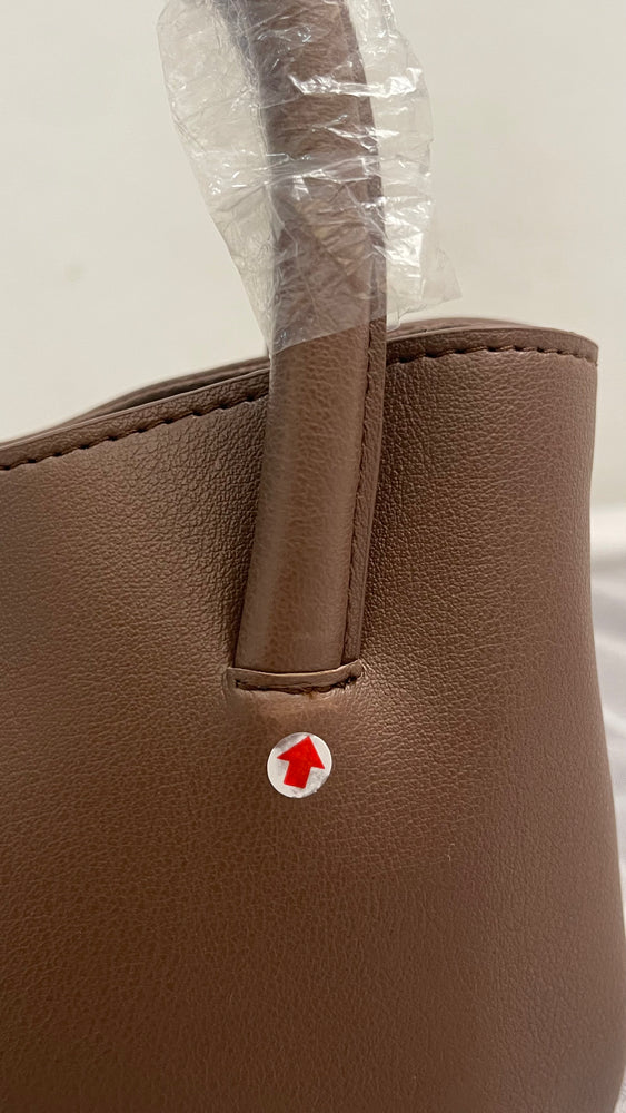 SAMPLE/DEFECT SALE - Mini Madden Bag in Mocca