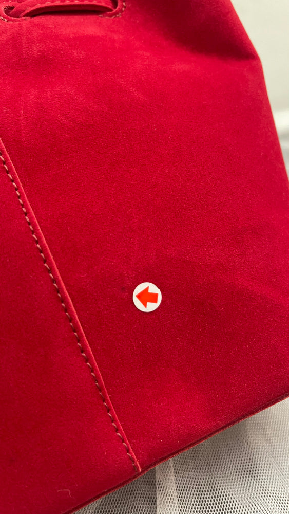 SAMPLE/DEFECT SALE - Taffy Bucket Bag in Red