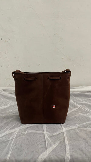 SAMPLE/DEFECT SALE - Taffy Bucket Bag in Espresso