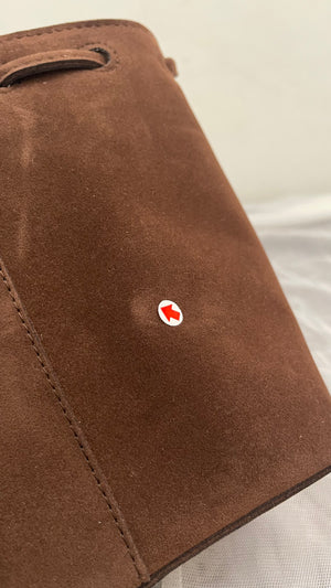 SAMPLE/DEFECT SALE - Taffy Bucket Bag in Espresso