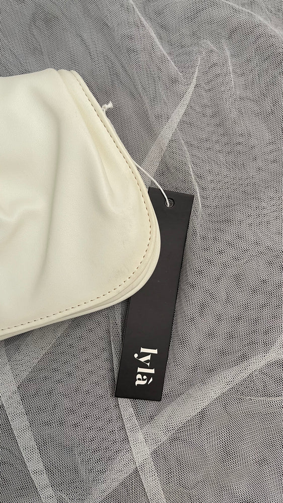 SAMPLE/DEFECT SALE - Edden Mini Bag in Off-White