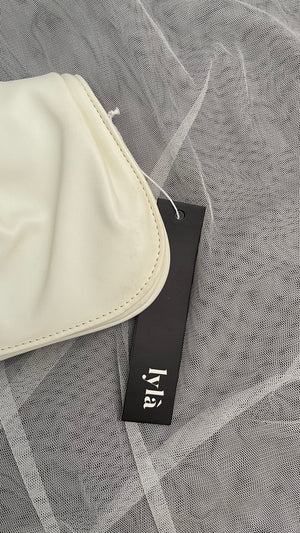 SAMPLE/DEFECT SALE - Edden Mini Bag in Off-White