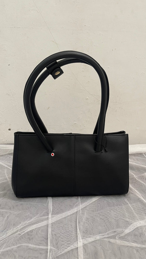SAMPLE/DEFECT SALE - Tortee Baguette Bag in Black