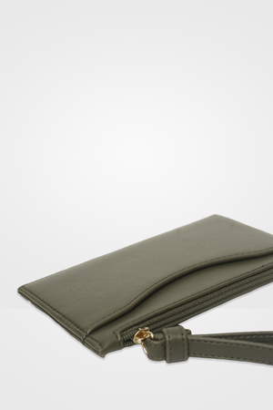 Lou Card Holder in Olive