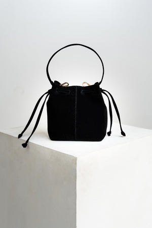 Taffy Bucket Bag in Black