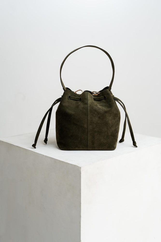 Taffy Bucket Bag in Green Series