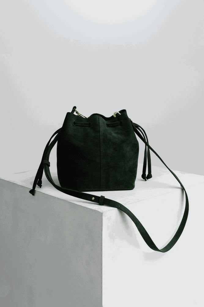 Taffy Bucket Bag in Green Series
