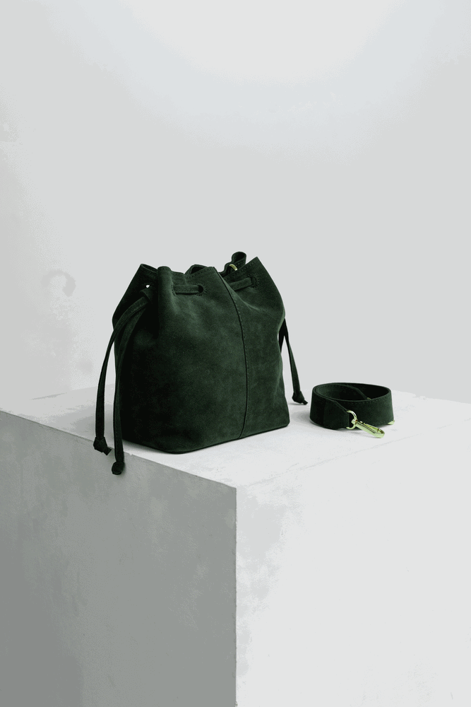 Taffy Bucket Bag in Green Series