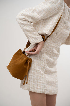 Taffy Bucket Bag in Honey