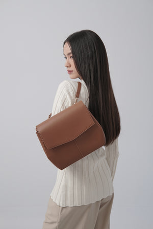 Medium Liora Backpack in Hazel-Brown