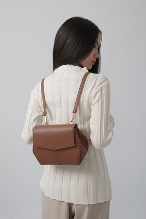 Mini Liora Backpack in Hazel-Brown