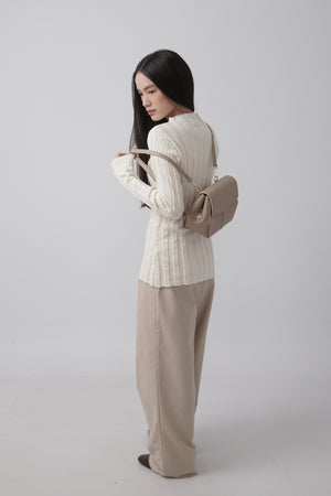 Mini Liora Backpack in Taupe