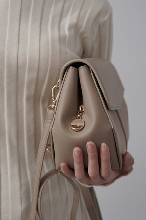 Mini Liora Backpack in Taupe