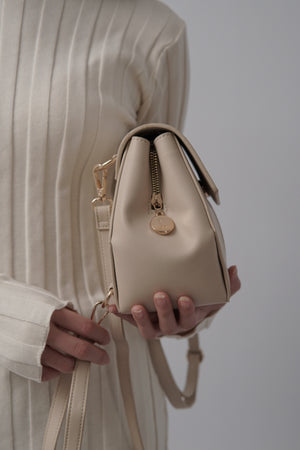 Mini Liora Backpack in Crema