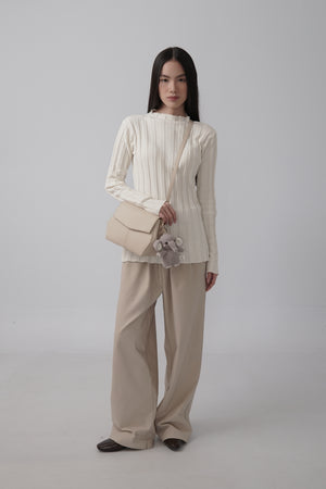 Mini Liora Backpack in Crema