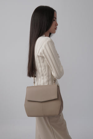 Medium Liora Backpack in Taupe