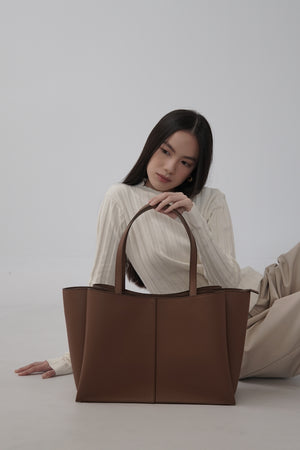 Margo Everyday Tote in Copper Brown