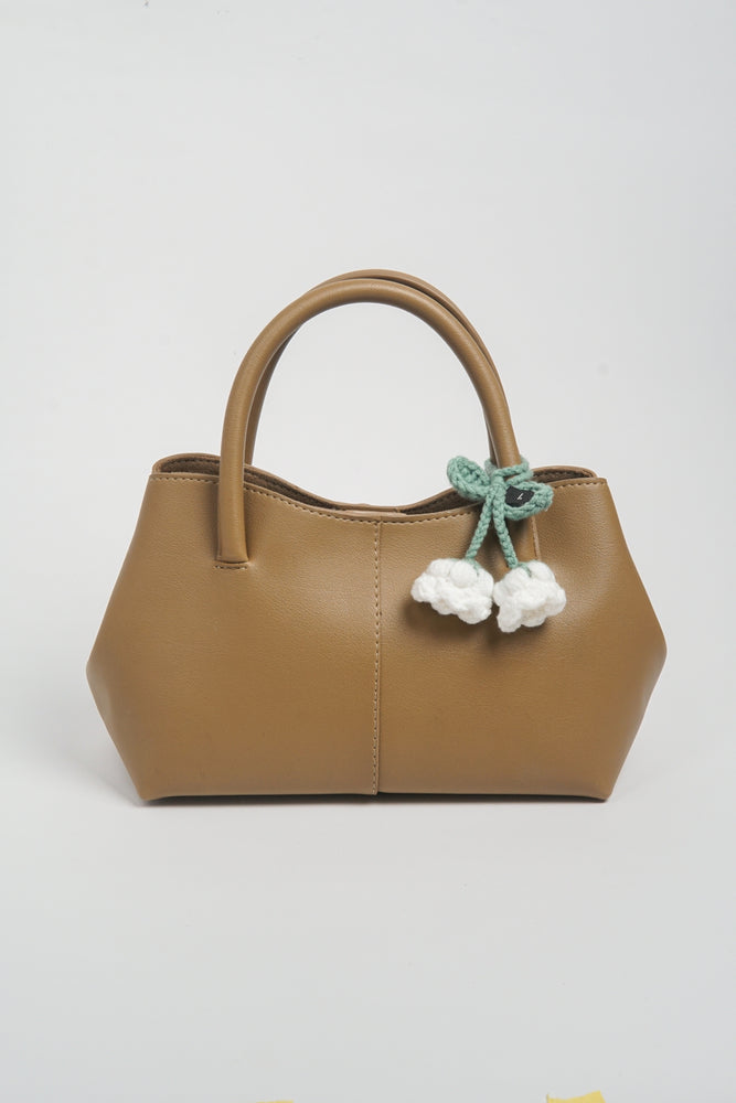 Bell Flower Handle Hugger in White - Small
