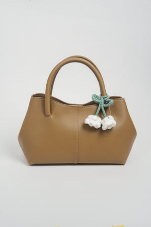 Bell Flower Handle Hugger in White - Small