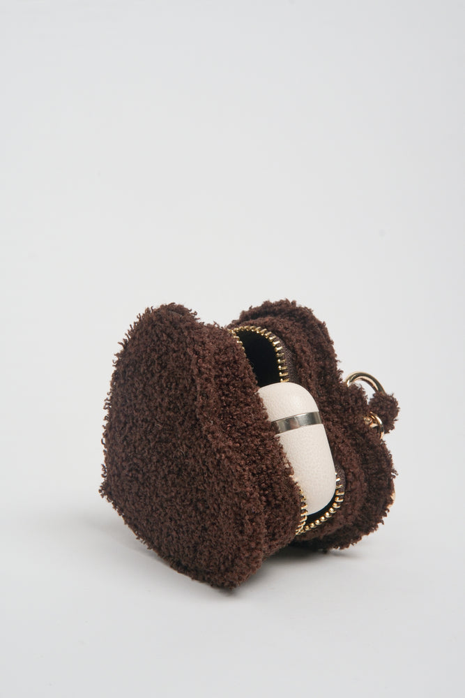 Esme Wristlet in Brownie Plush
