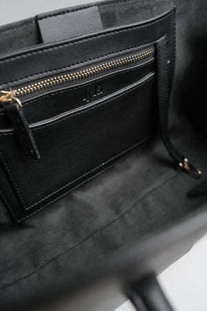 Tortee Baguette Bag in Black