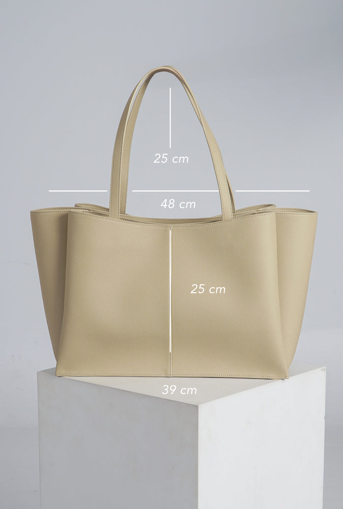 Margo Everyday Tote in Buttercream