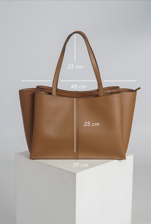 Margo Everyday Tote in Copper Brown