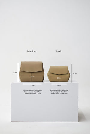 Mini Liora Backpack in Taupe