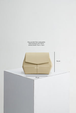 Mini Liora Backpack in Crema