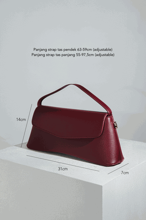 Naïa Bag in Red Wine