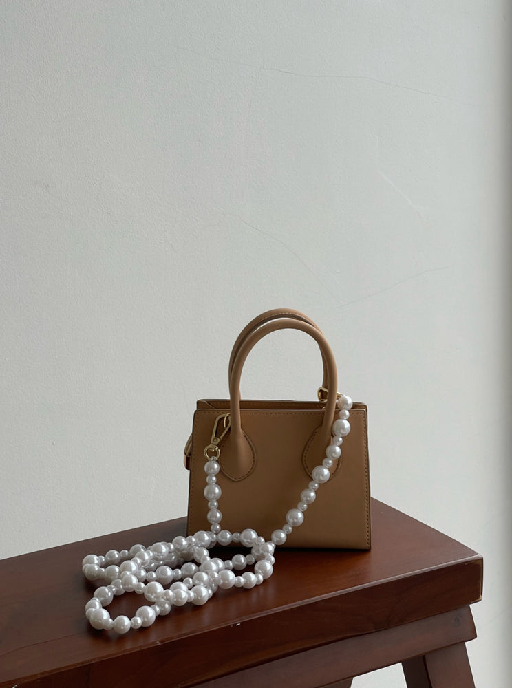 Ocean Pearl Strap in White Pearl - Bag Accessories