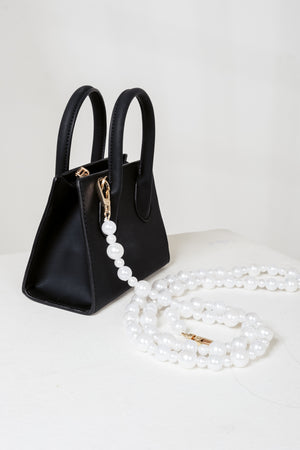 Ocean Pearl Strap in White Pearl - Bag Accessories